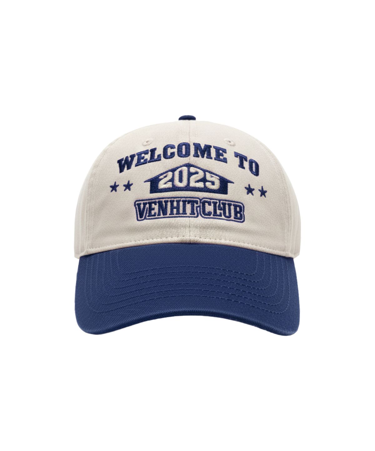 벤힛(VENHIT) Freshman 2025 배색 볼캡_블루