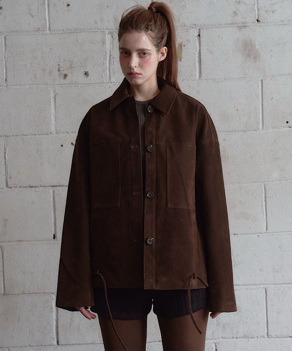 아포엠(APOEM) Suede Jacket (2C)