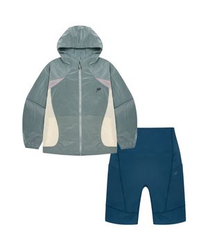 [SET] 커브 라인 라이트 윈드브레이커 셋업 (2color) ANZJK01HS ANZSPT01HS