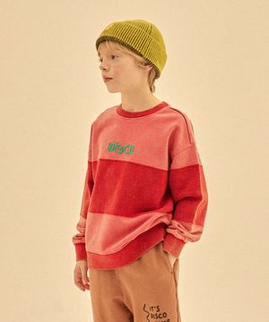 디스코 솔트 스웻셔츠_멀티레드