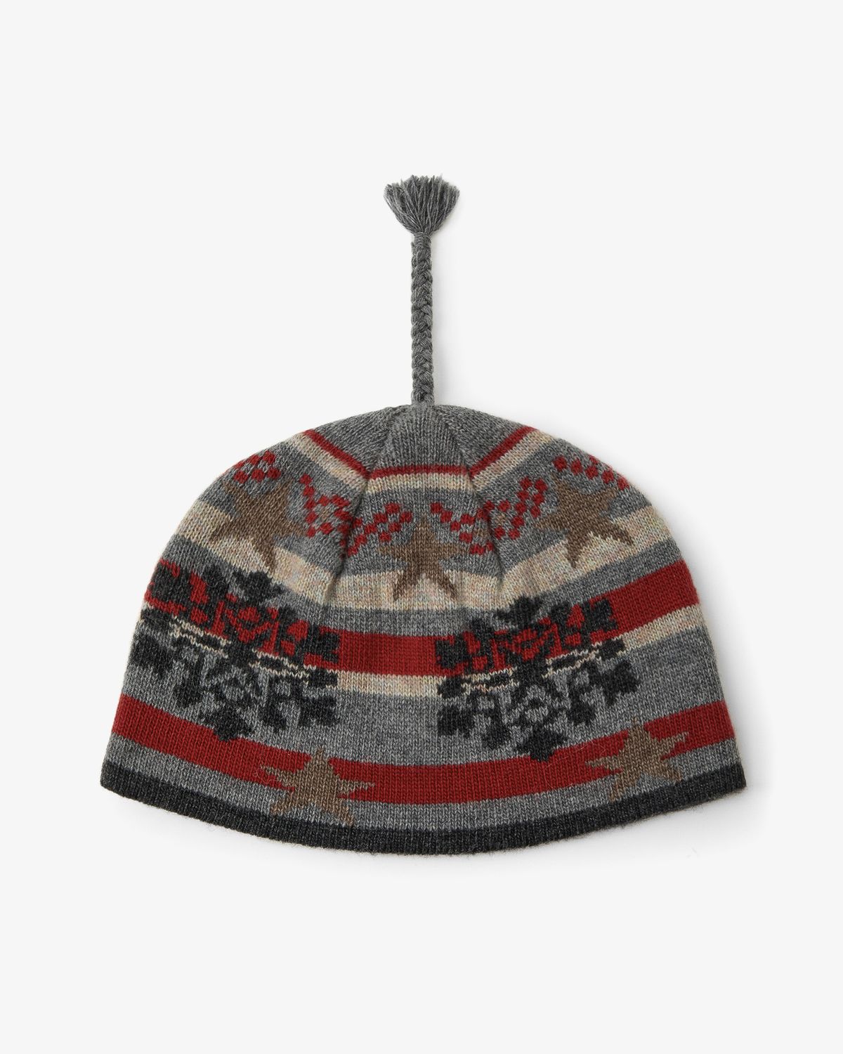 에이이에이이(AEAE) SNOW TASSEL BEANIE [GREY]
