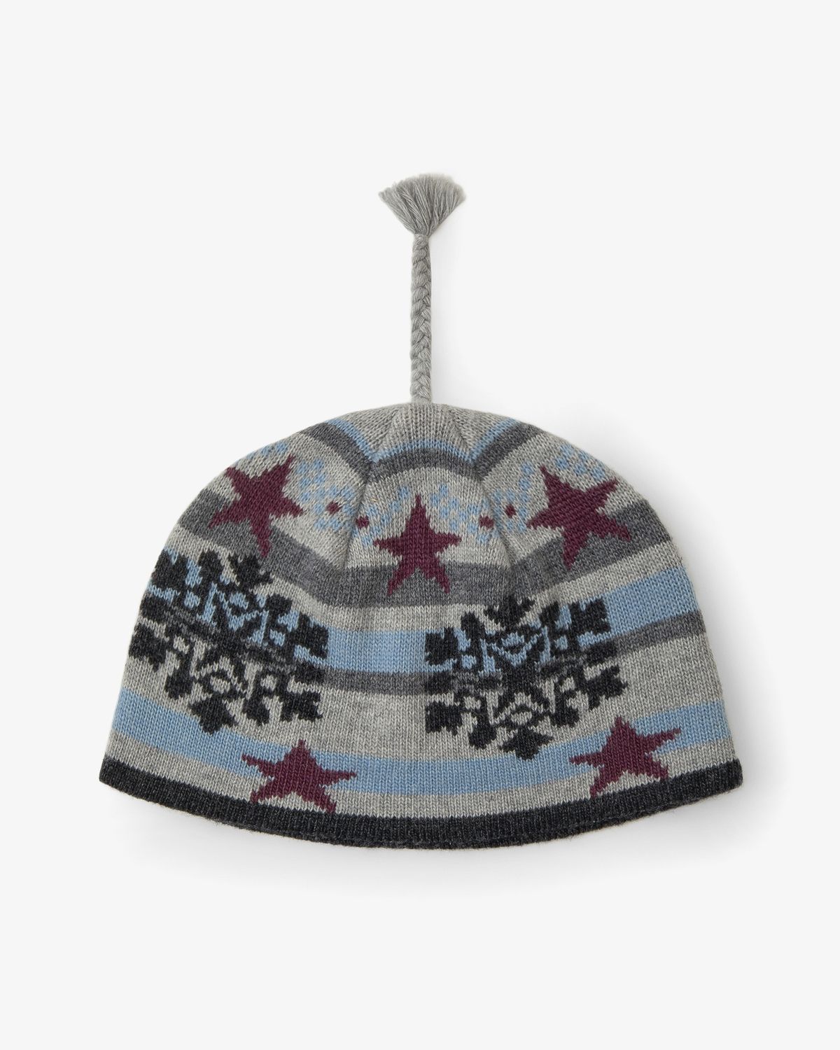 에이이에이이(AEAE) SNOW TASSEL BEANIE [LIGHT GREY]