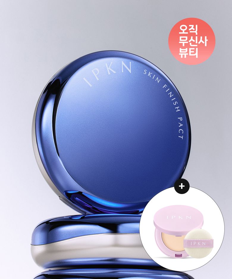 [미니 팩트 증정] 스킨 피니쉬 팩트 본품 + 리필세트