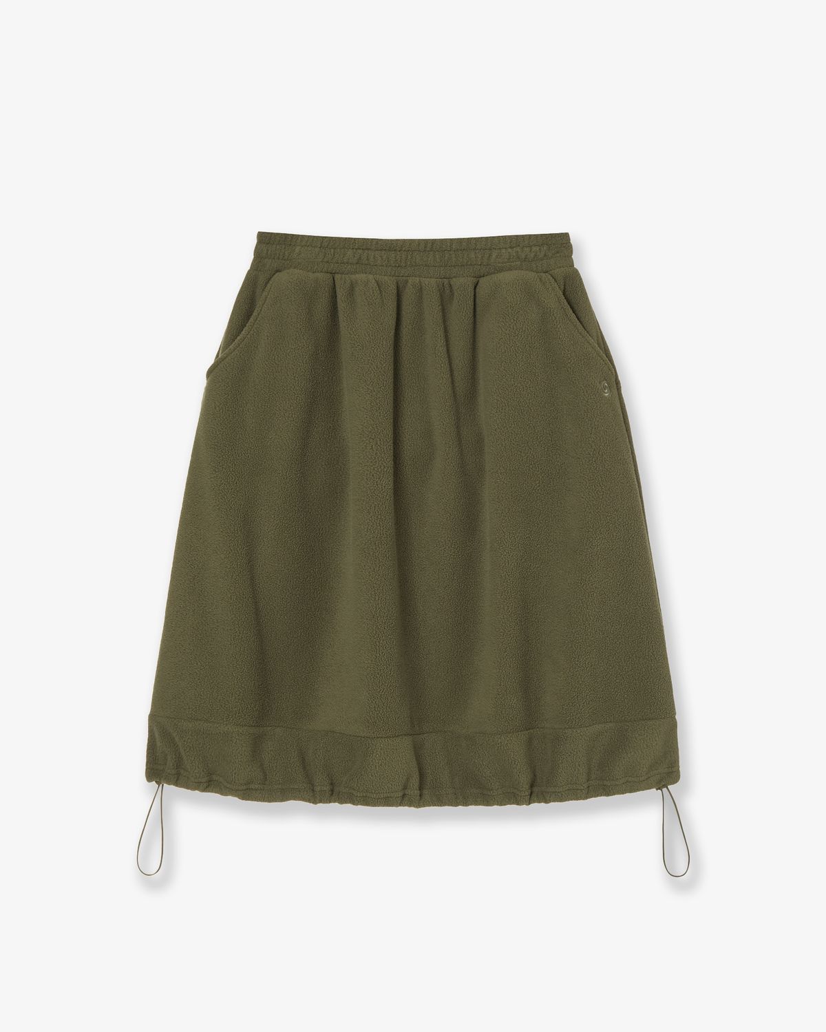에이이에이이(AEAE) BALLOON FLEECE SKIRT [OLIVE]