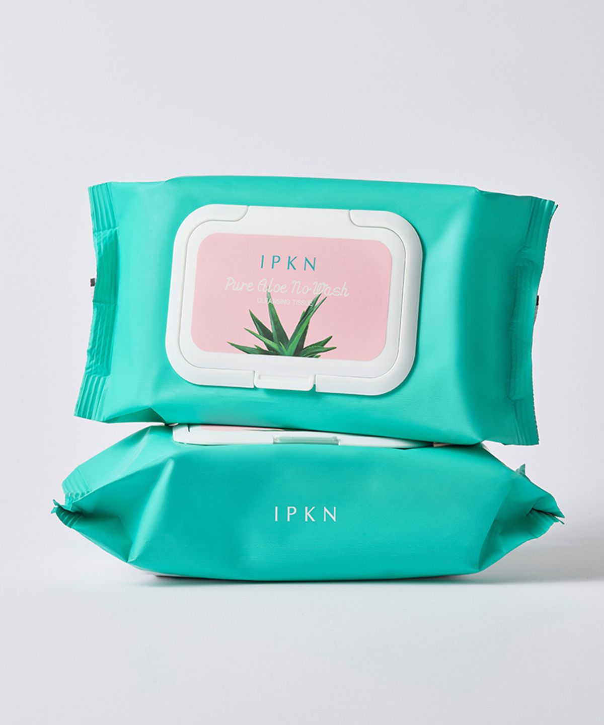 입큰(IPKN) 퓨어 알로에 노워시 메이크업 클렌징 티슈 80매