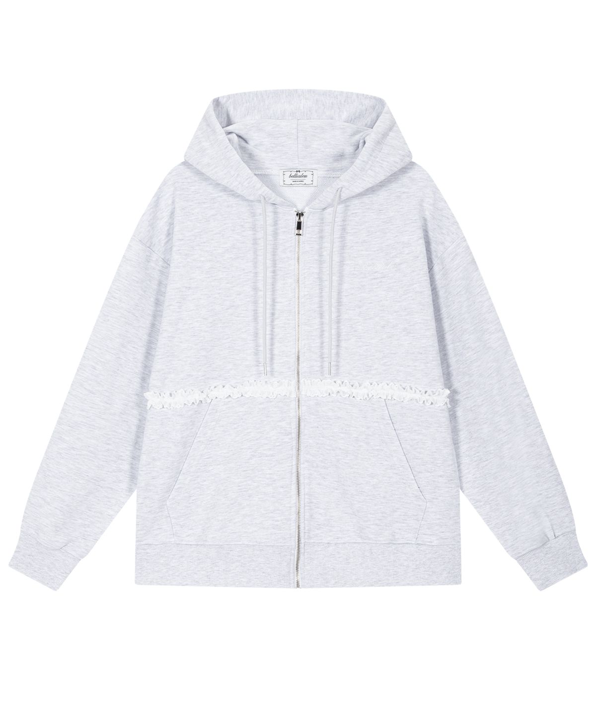 벨리아르(BELLIALEU) MERINGUE HOOD ZIP-UP-MELANGE