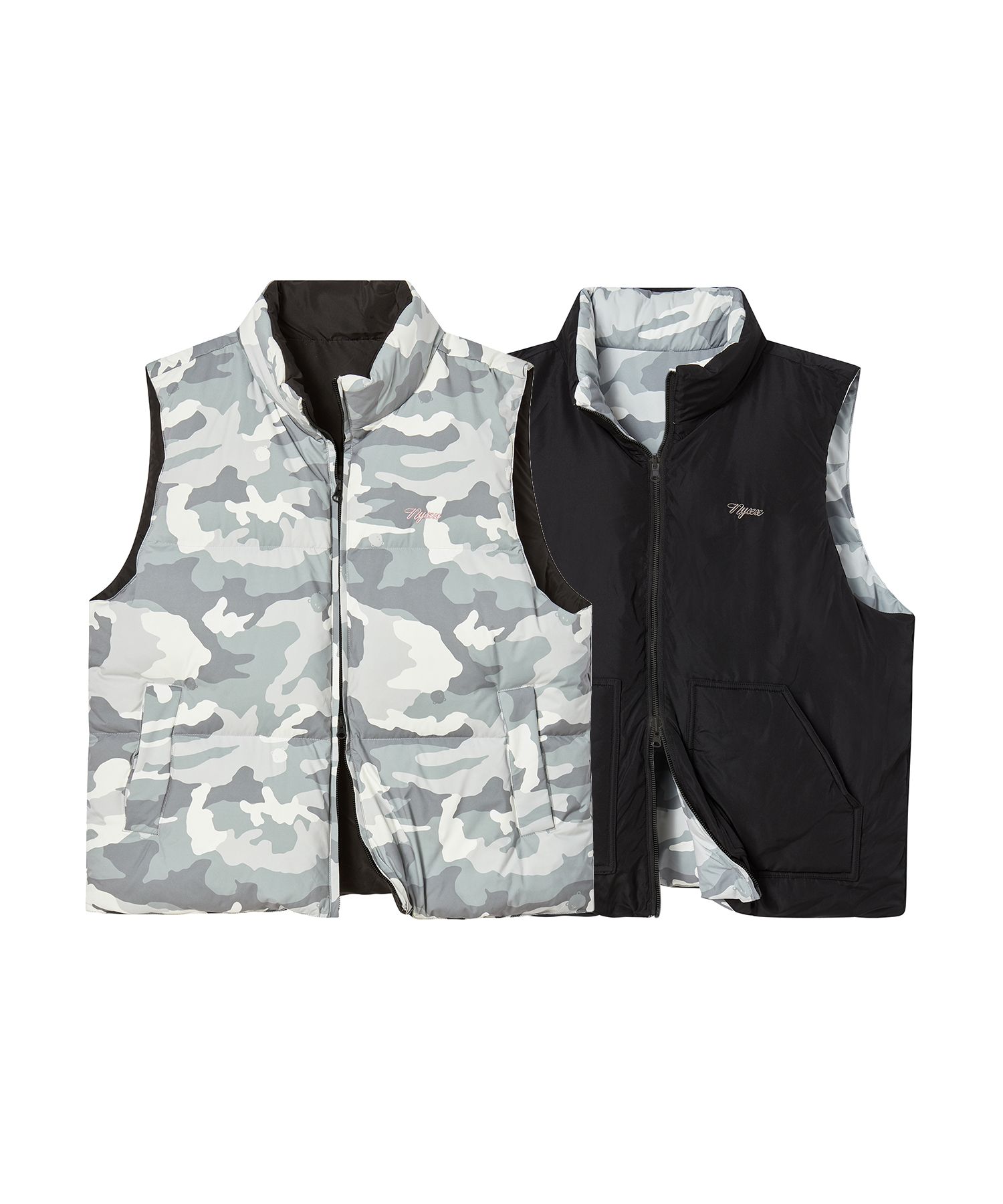 【極美品】TNRCN REVERSIBLE DOWN VEST BLACK M MUSINSA公式 | NYXX REVERSIBLE DOWN VEST BLACK