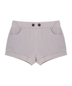 HARI BUTTON SHORTS-BEIGE