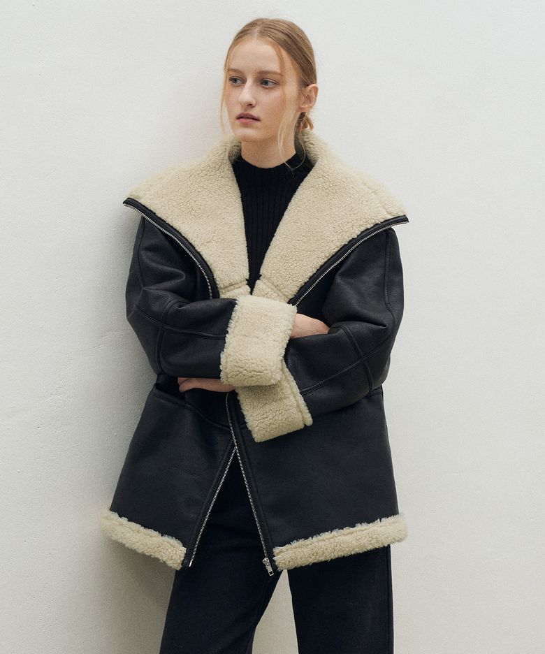 High Neck Wool Mustang[LMBFWI25JK108]-2color