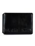 EMBOSSED LOGO BUSINESS WALLET IN BLACK
