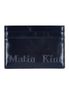 EMBOSSED LOGO CARD WALLET IN NAVY