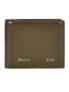STEEL LOGO BUSINESS WALLET IN KHAKI