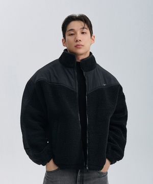 덤블 플리스 집업