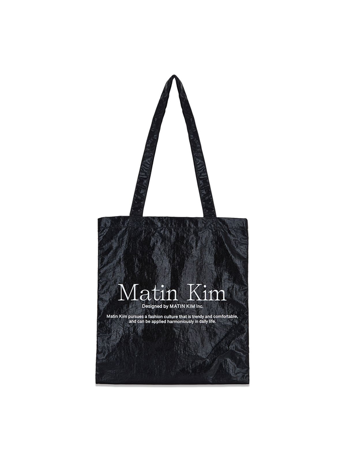 마뗑킴(MATIN KIM) MATIN PALETTE ECOBAG IN STRONG BLACK