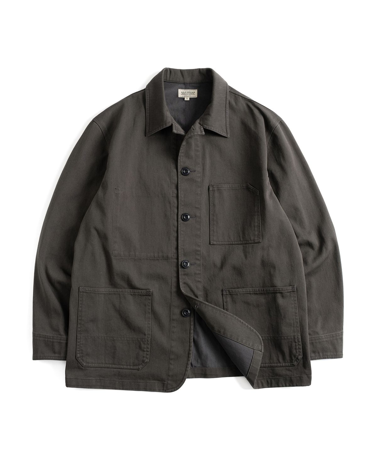 와일드 브릭스(WILD BRICKS) W24 CHORE JACKET (charcoal)