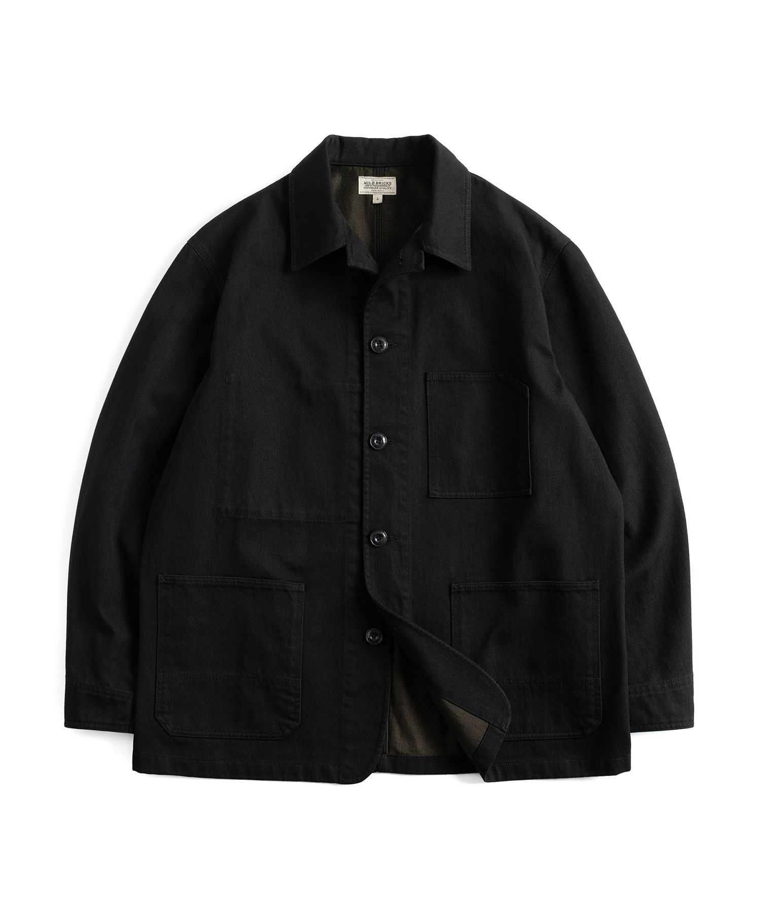 MUSINSA | WILD BRICKS W24 CHORE JACKET (black)