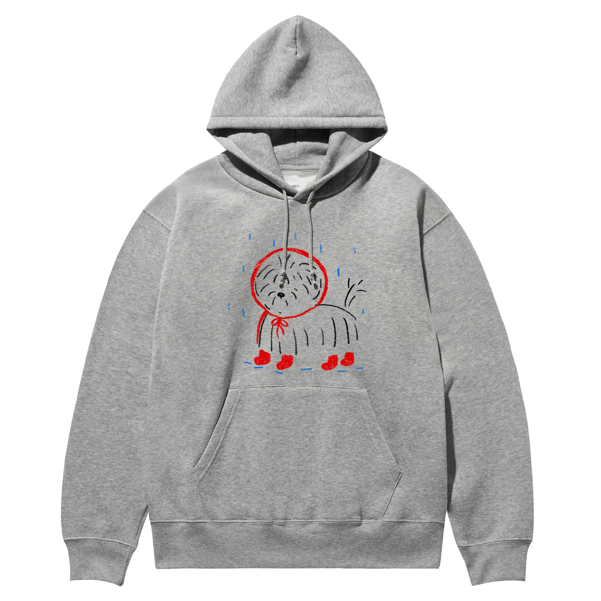 어썸어스(AWESOMEUS) A DOG IN A RAINCOAT HOODIE_4 COLOR