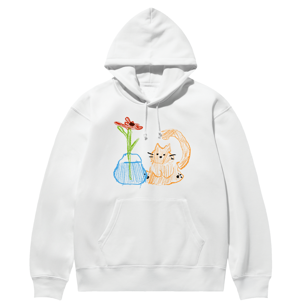 어썸어스(AWESOMEUS) A VASE AND A CAT HOODIE_4 COLOR