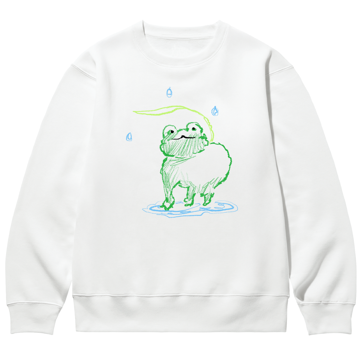 어썸어스(AWESOMEUS) GREEN FROG SWEAT SHIRTS_4 COLOR