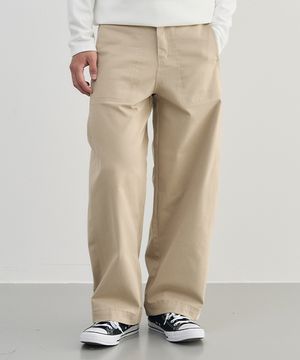 퍼티그 와이드 벌룬 치노 팬츠 [BEIGE]