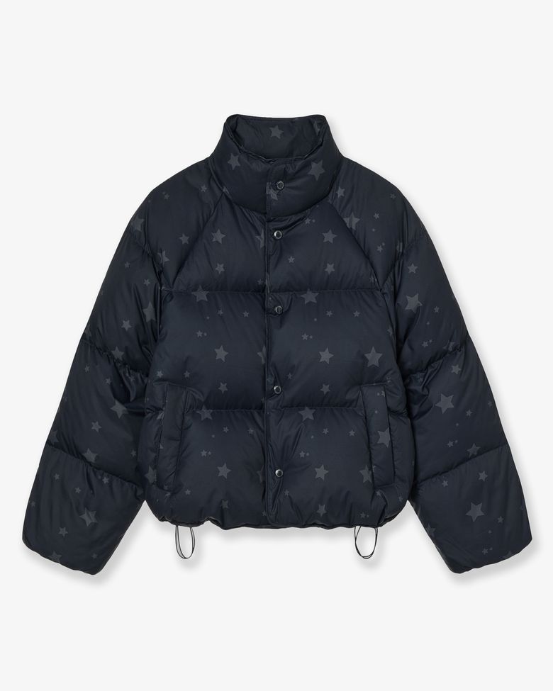 STAR PUFFER DOWN JACKET [NAVY]
