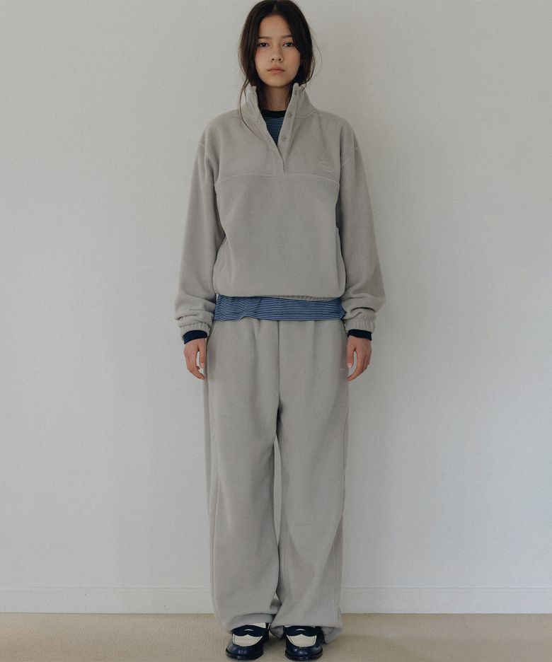 Jeff fleece pants (light khaki)