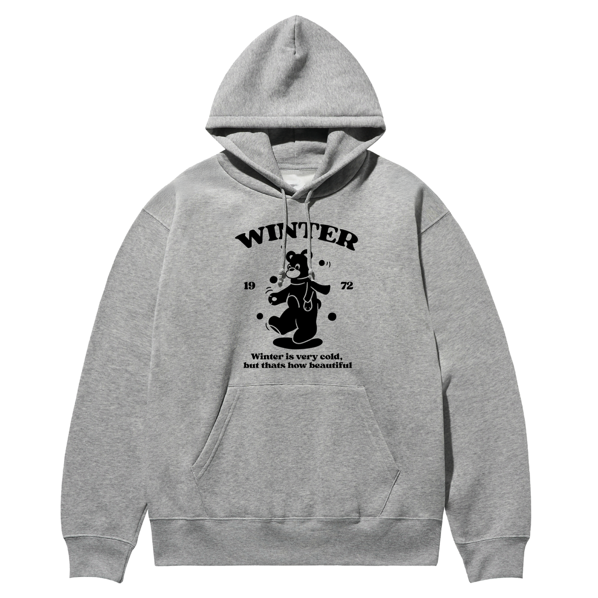 어썸어스(AWESOMEUS) WINTER JUGGLING BEAR HOODIE_4 COLOR