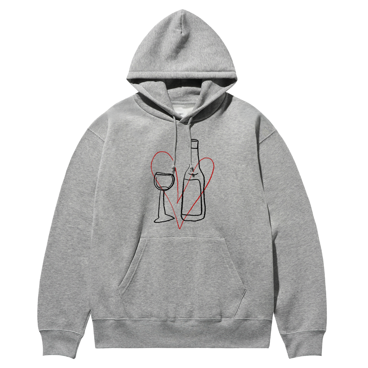 어썸어스(AWESOMEUS) WINE AND HEART HOODIE_4 COLOR