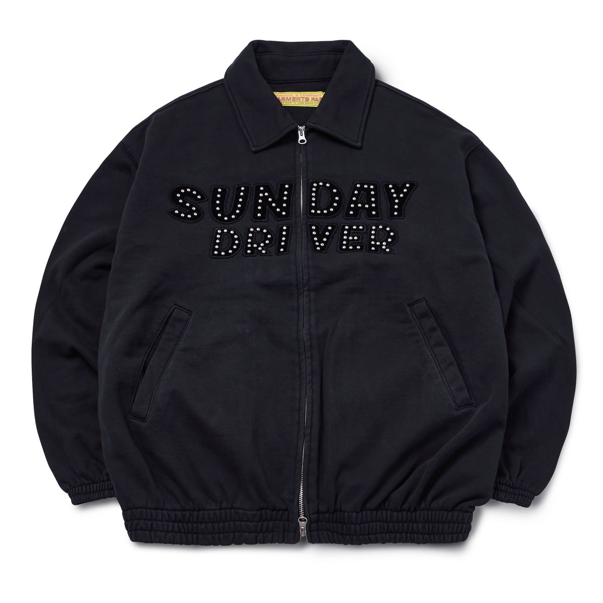가먼츠팹(GARMENTS FAB) Sunday Driver Valet Sweat Jacket (BLACK)