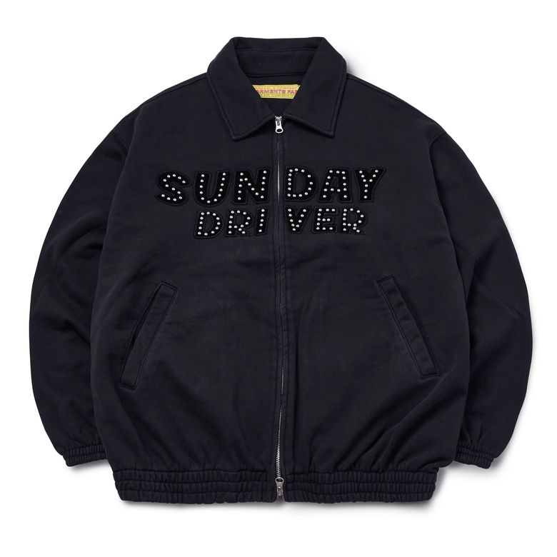 Sunday Driver Valet Sweat Jacket (BLACK)