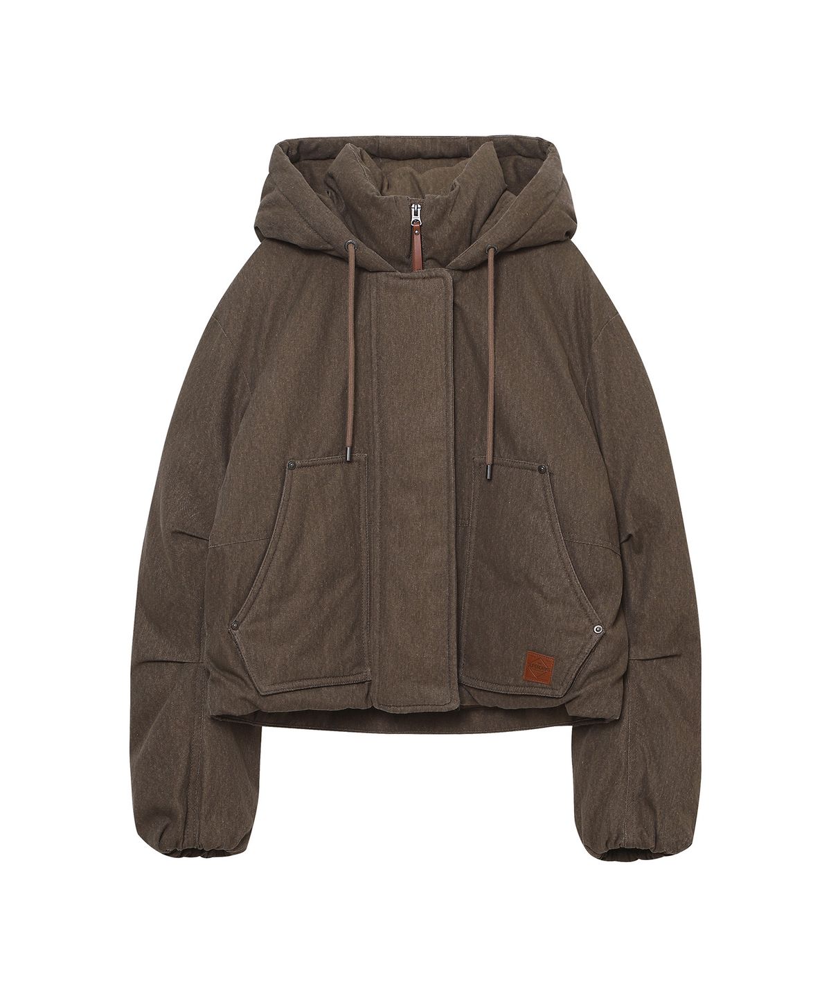 슈퍼드라이(SUPERDRY) W 빈티지 후드 자켓 브라운