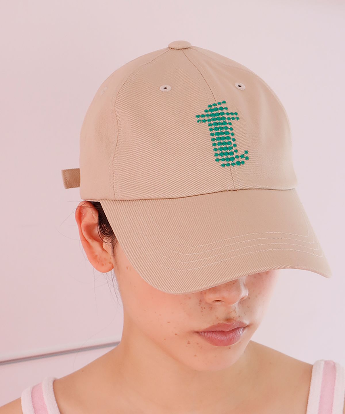 트리마치(TRIMARCH) Tri / Basic Logo ball cap / Beige