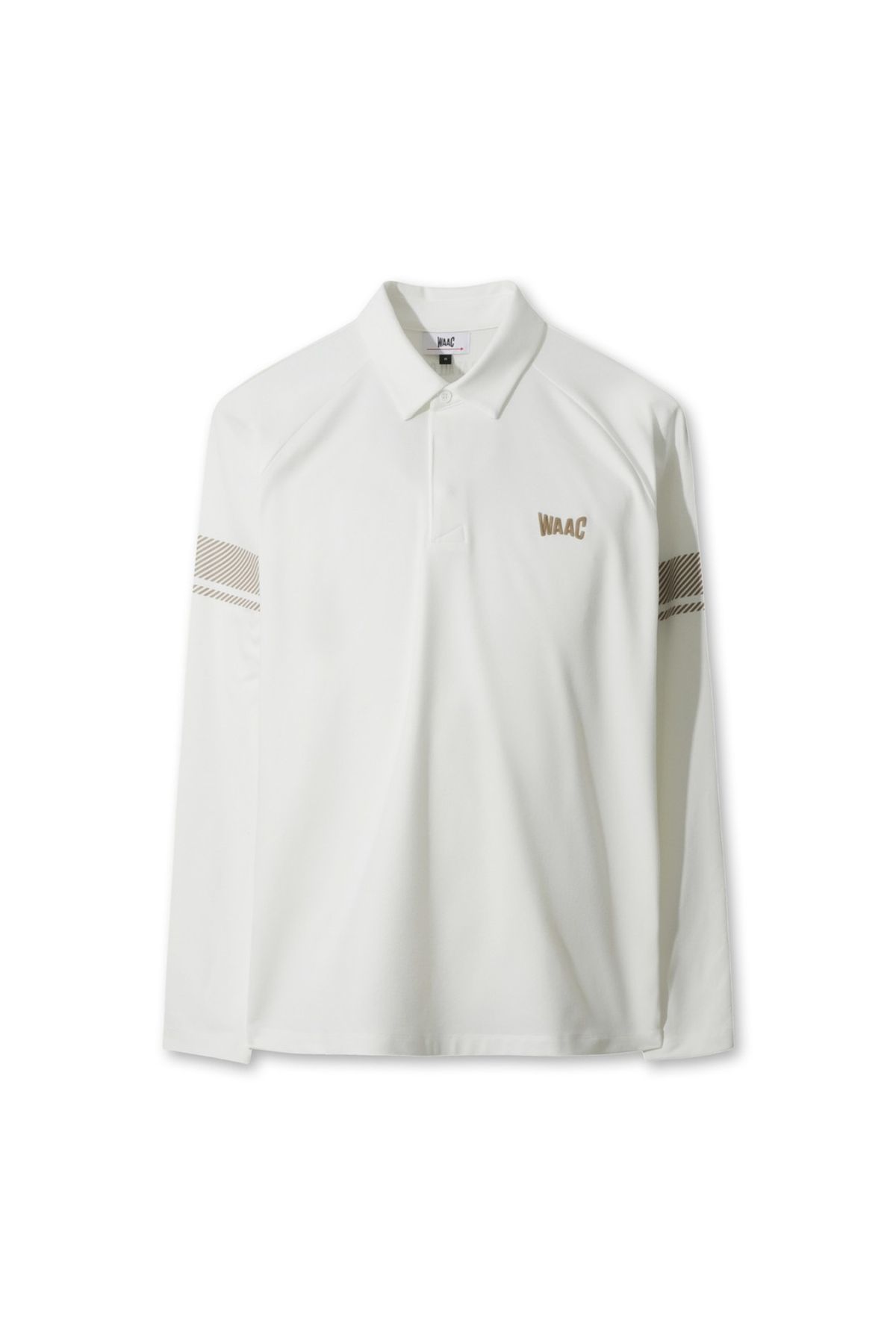 왁(WAAC) Men WAAC Stripe Point Fleece Polo WMTBW25702IVX
