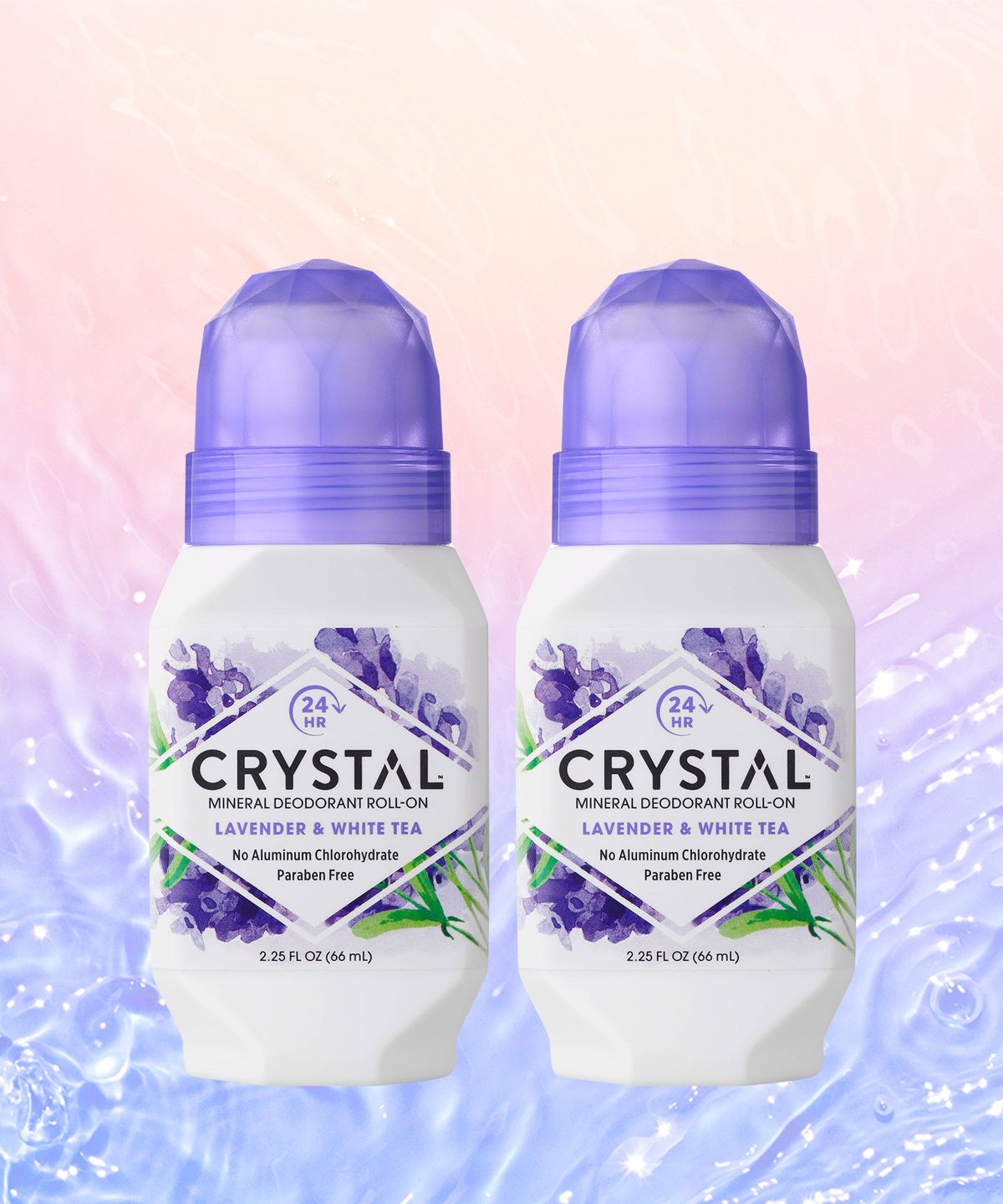 크리스탈(CRYSTAL) 라벤더 롤온 66ml 2ea