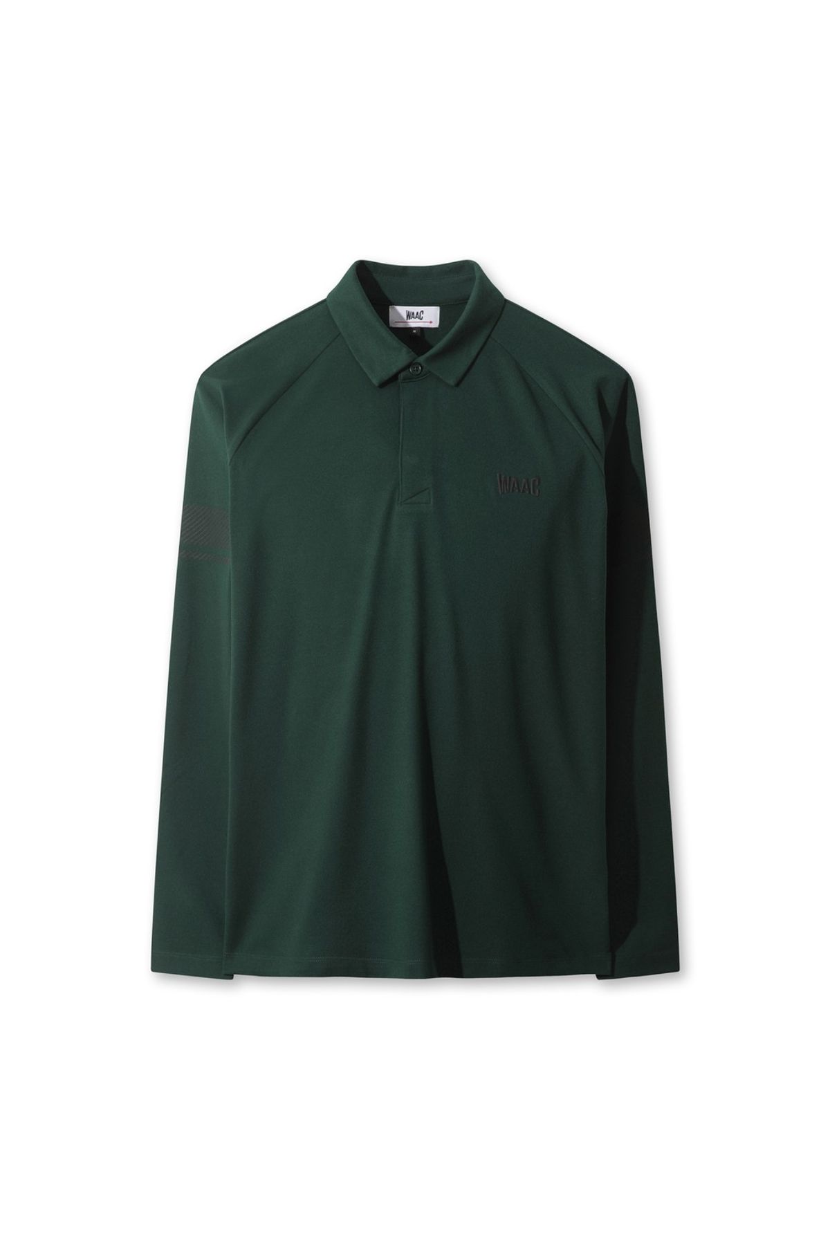왁(WAAC) Men WAAC Stripe Point Fleece Polo WMTBW25702GRD