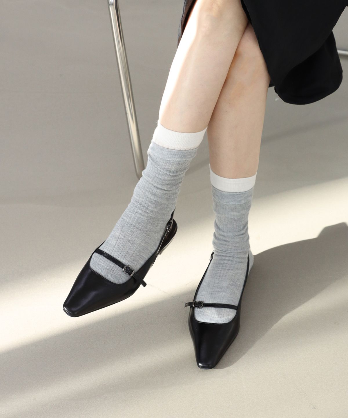 몰핀(MOLPIN) Boo flat_25530_black