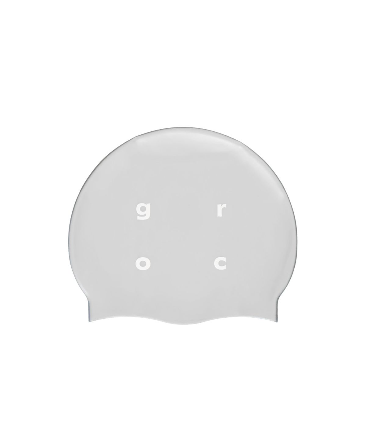 그라운드오션(GROUNDOCEAN) SILVER LOGO Swimcap