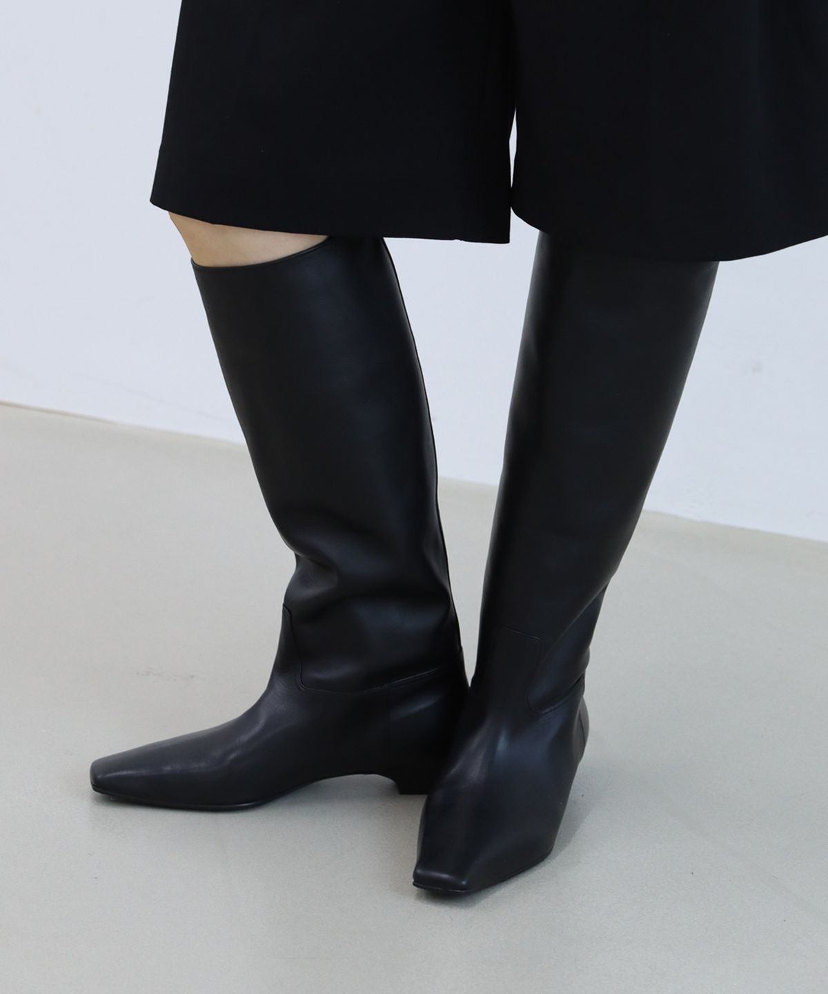 몰핀(MOLPIN) Shy long boots_25524_black