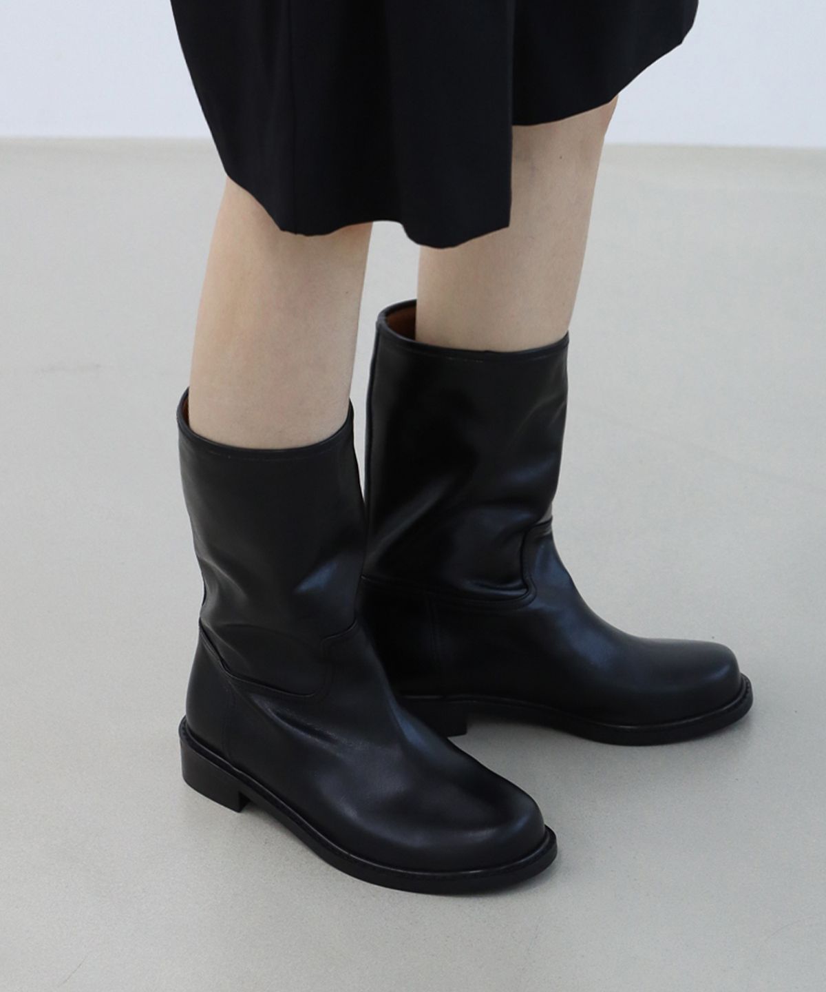몰핀(MOLPIN) Los mid boots_25521_black