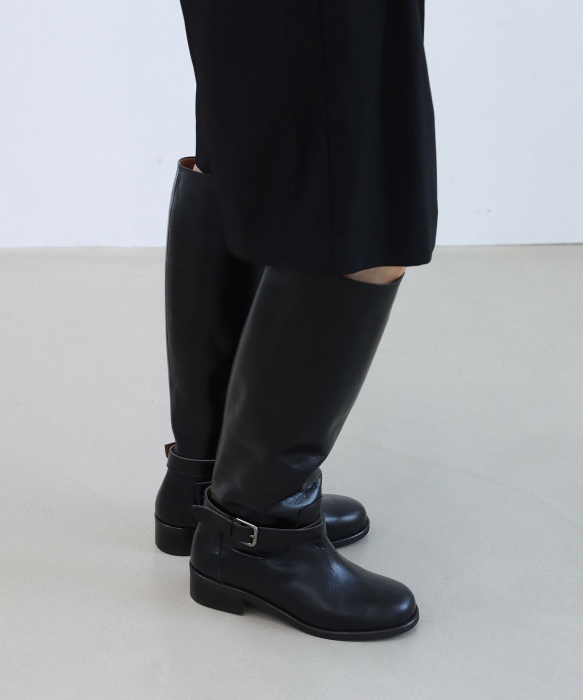몰핀(MOLPIN) Lone long boots_25510_black