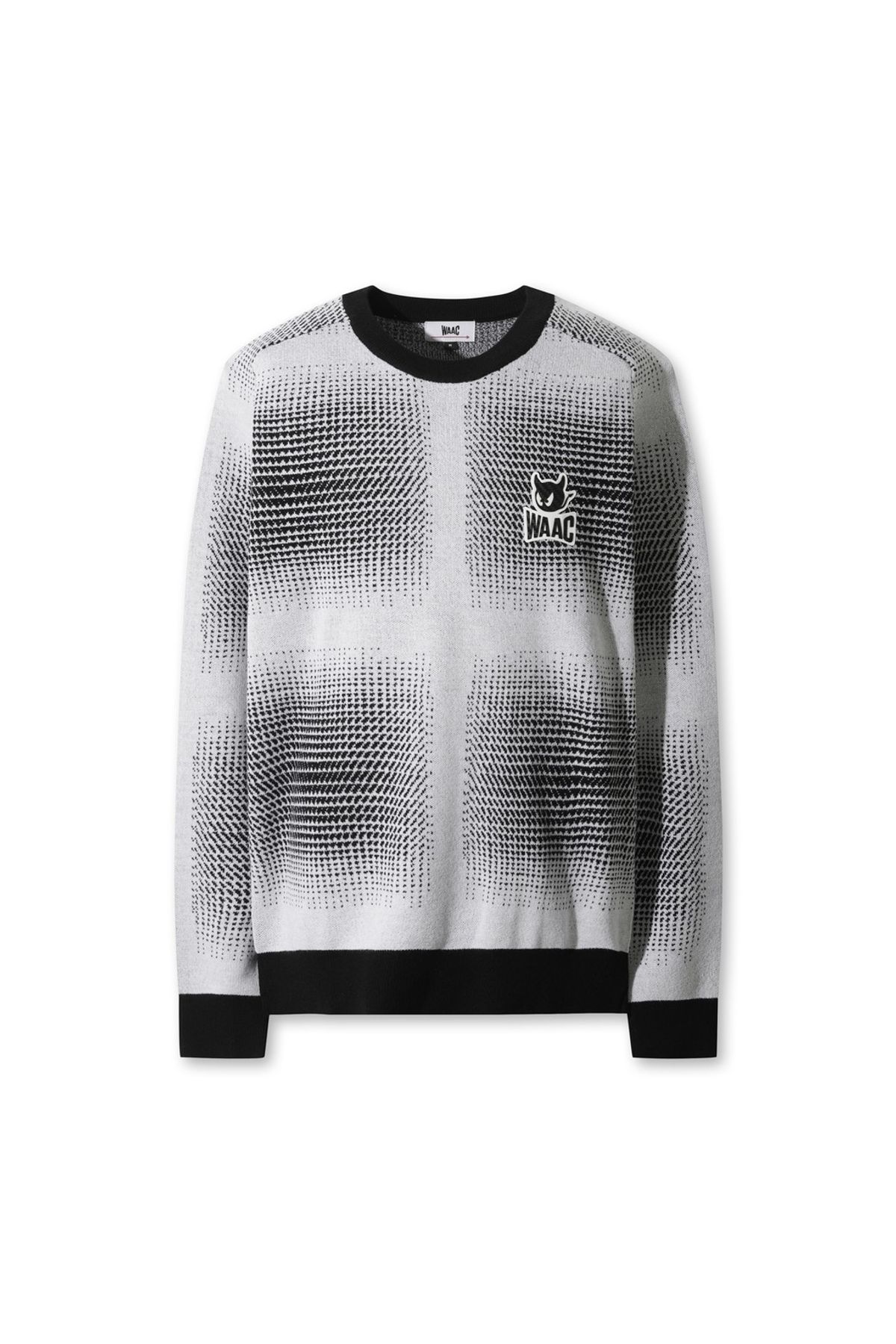 왁(WAAC) [PLAYER S EDITION] Men Gradation Check Sweater WMWAW25701GYM