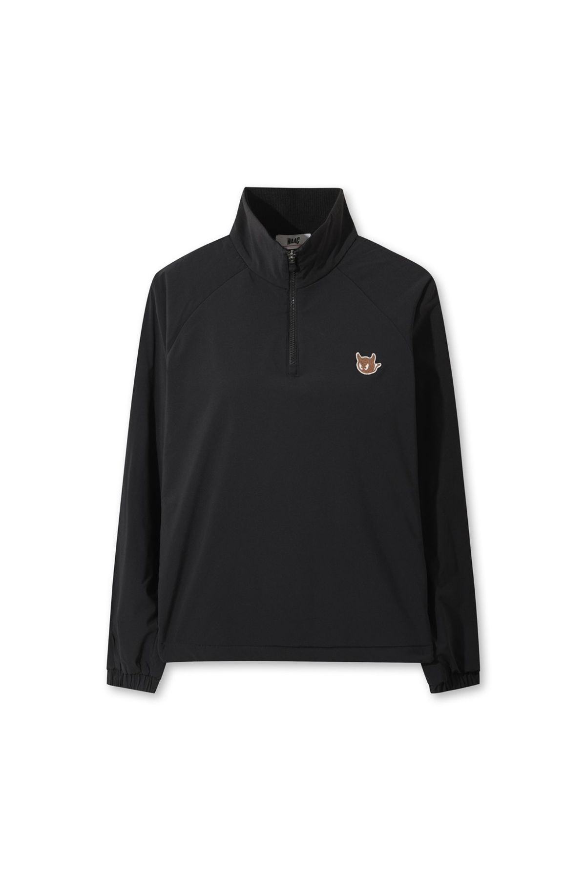 왁(WAAC) Women Fleece-lined Woven Pullover WWTBW25706BKX