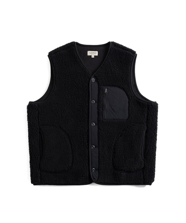 W24 FLEECE VEST (black)