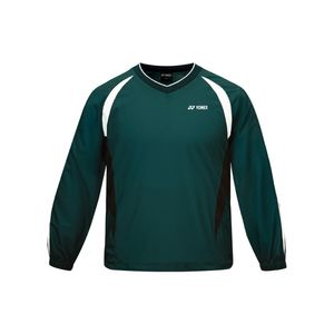 253JJ002U 다크 그린 공용 배색 절개 디테일 아노락 자켓