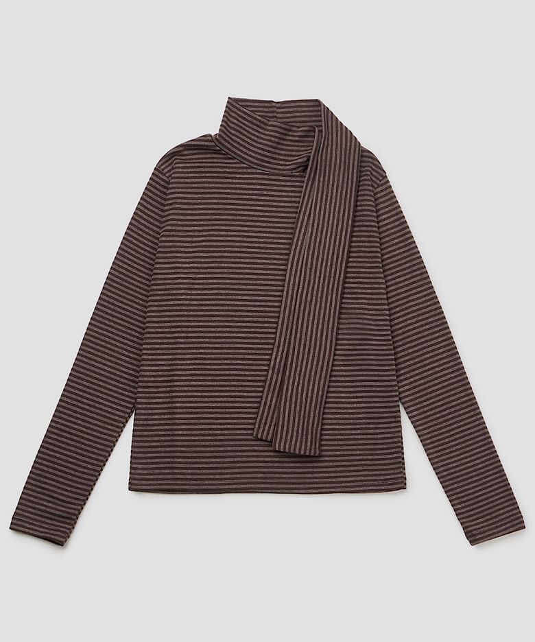 Scarf Neck Longsleeve (2C)