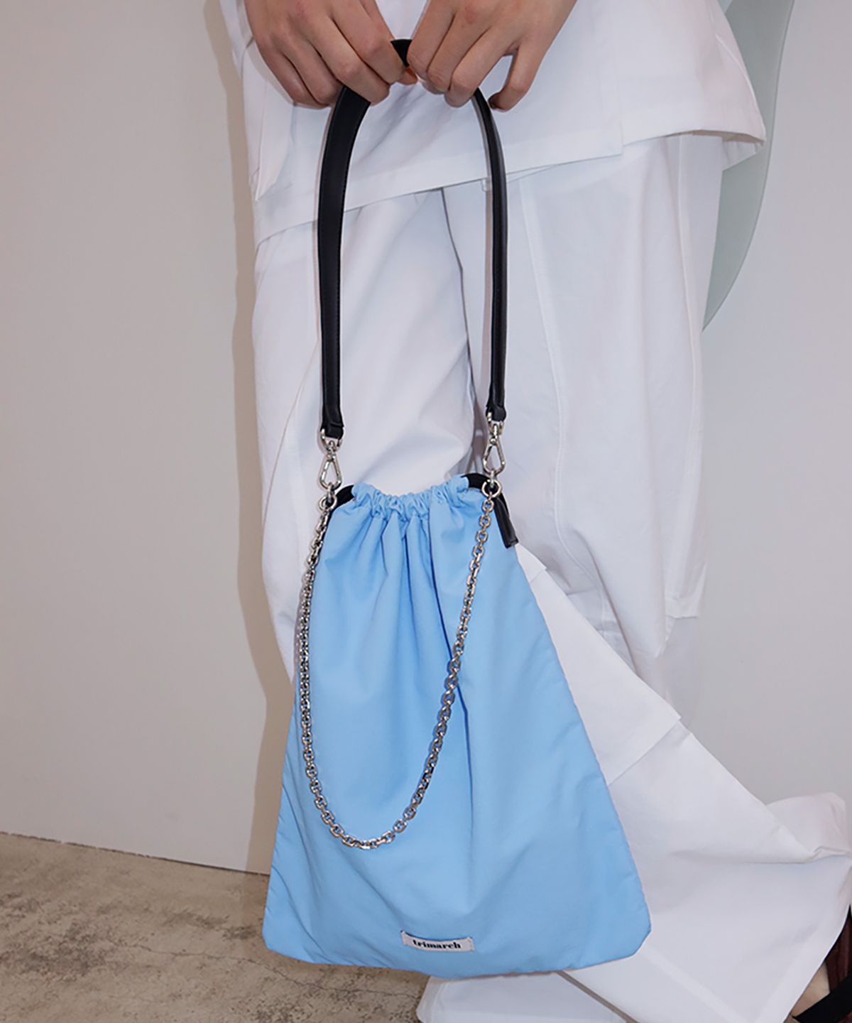 트리마치(TRIMARCH) Tri / Easy Fabric shoulder bag / Blue