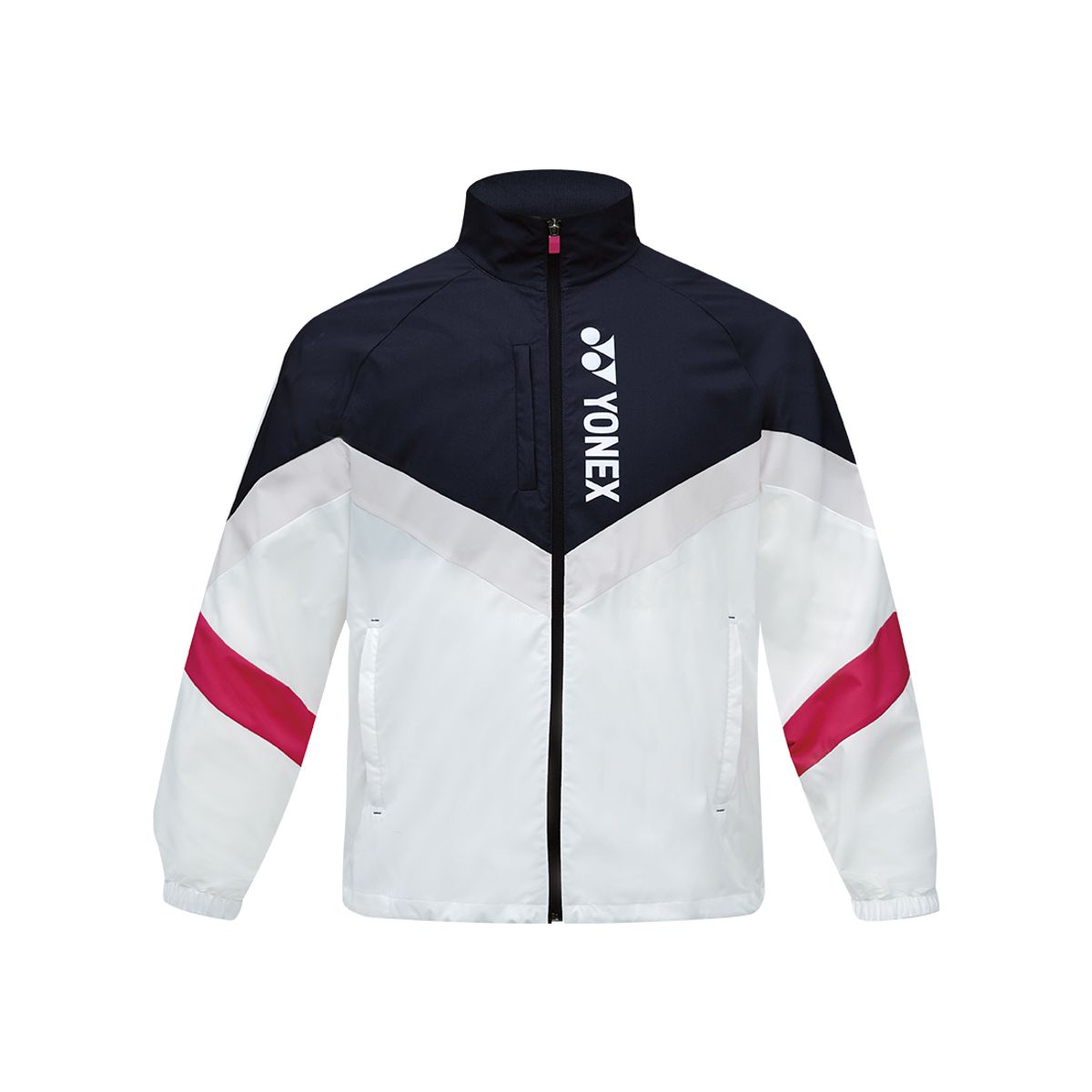 요넥스(YONEX) 253JJ005U 화이트 공용 컬러 포인트 아노락 자켓