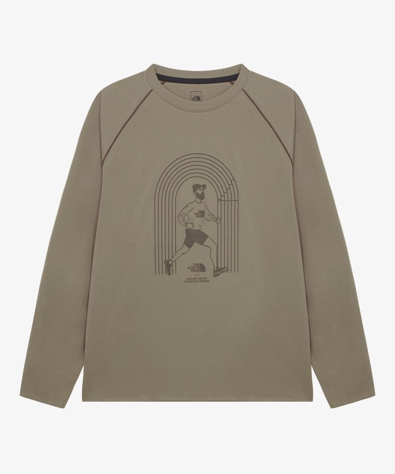 NT7TR51D 남성 살리오 긴팔 티셔츠 BEIGE_BROWN