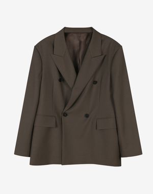 마렌 더블 브레스티드 블레이저 [카키]
