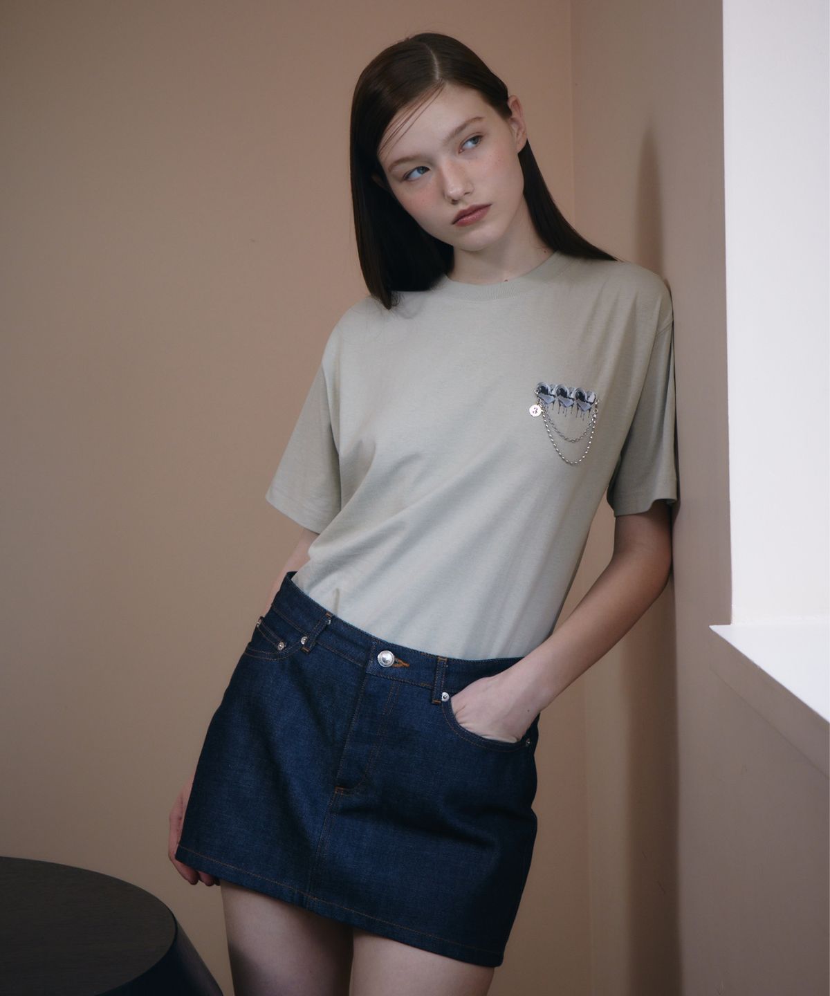 트리마치(TRIMARCH) Tri Heart T-shirt / Mint